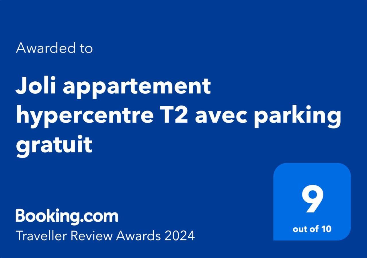 Joli Appartement Hypercentre T2, Classe Meuble De Tourisme 3 Avec Parking Gratuit Béziers Exteriör bild
